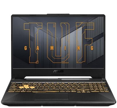 Asus TUF Gaming A15 Gamer Notebook (FA506NCG-HN207) - 15.6" FullHD, AMD Ryzen 7-7445HS, 16GB RAM, 1TB SSD, nVidia GeForce RTX 3050 4GB, Magyar billentyűzet, Operációs rendszer nélkül, 3 év garancia, Szürke színben