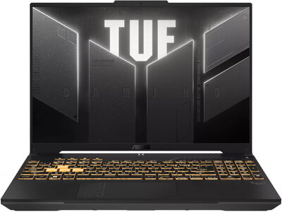Asus TUF Gaming F16 Gamer Notebook (FX607VJB-RL108) - 16.0" WUXGA, Intel Core 5-210H, 8GB RAM, 512GB SSD, nVidia GeForce RTX 3050 6GB, Magyar billentyűzet, Operációs rendszer nélkül, 3 év garancia, Szürke színben