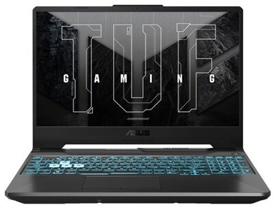 Asus TUF Gaming A15 Gamer Notebook (FA506NCG-HN185) - 15.6" FullHD, AMD Ryzen 7 R7-7445HS, 16GB RAM, 512GB SSD, nVidia GeForce RTX 3050 4GB, Magyar billentyűzet, Operációs rendszer nélkül, 3 év garancia, Szürke színben