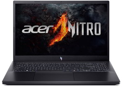 Acer Nitro V 15 Gamer Notebook (ANV15-A31-R3LG) - 15.6" FullHD, AMD Ryzen 7-170, 32GB RAM, 1TB SSD, nVidia GeForce RTX 5060 8GB, Magyar billentyűzet, Operációs rendszer nélkül, 3 év garancia, Fekete színben