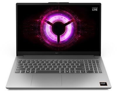 Lenovo LOQ 15ARP10E Gamer Notebook (83S0005DHV) - 15.6" FullHD, AMD Ryzen 7-7735HS, 16GB, 1TB SSD, nVidia GeForce RTX 3050 6GB, Magyar billentyűzet, Operációs rendszer nélkül, 3 év garancia, Szürke színben