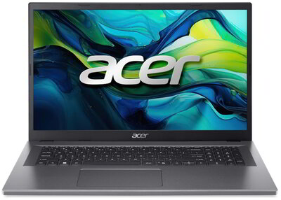 Acer Aspire Go 17 AG17-31P-331Q Notebook (NX.J45EU.001) - 17.3" FullHD IPS, Intel Core 3-N355, 8GB RAM, 512GB SSD, Magyar billentyűzet, Windows 11 Home, 3 év garancia, Szürke színben