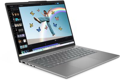 Lenovo IdeaPad Slim 5 Notebook (83HV003RHV) - 14.0" WUXGA OLED, AMD Ryzen 7-8845HS, 16GB RAM, 1TB SSD, Magyar billentyűzet, Windows 11 Home, 3 év garancia, Szürke színben