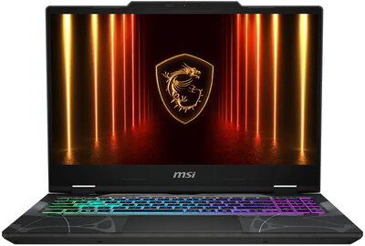 MSI Cyborg A15 AI B2HWEKG-048XHU Gaming Notebook (9S7-15QL42-048) - 15.6" FullHD, AMD Ryzen 5-240, 16GB RAM, 512GB SSD, nVidia GeForce RTX 5050 8GB, Magyar billentyűzet, Operációs rendszer nélkül, 3 év garancia, Fekete színben