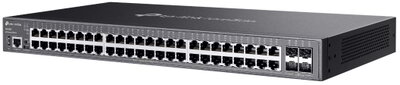 TP-LINK Switch 48x1000Mbps + 4x10Gbps SFP + 2xkonzol port, Menedzselhető (SG5452X)