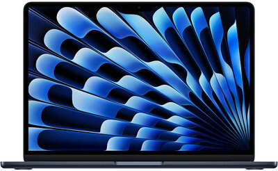 Apple MacBook Air (MDHF4MG/A) 13.6" (2560x1664), Apple M5 10 mag, 16GB RAM, 1TB SSD, macOS, Éjfekete, 1 év garancia (Magánszemélyeknek 3 év jótállás)