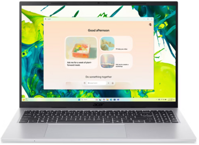 Acer Aspire Go 16 AG16-71P-91Z4 Notebook (NX.JV0EU.003) - 16.0" WUXGA, Intel Core i9-13900H, 16GB RAM, 1TB SSD, Magyar billentyűzet, Operációs rendszer nélkül, 3 év garancia, Ezüst színben