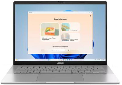Asus VivoBook S14 Notebook (S3407CA-LY014) - 14.0" WUXGA, Intel Core Ultra 5-225H, 16GB RAM, 512GB SSD, Magyar billentyűzet, Operációs rendszer nélkül, 3 év garancia, Szürke színben