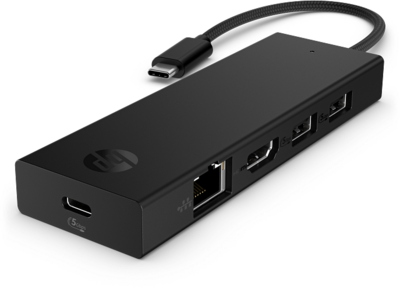 HP Portable USB-C 4K HDMI Hub (BR1U0UT)
