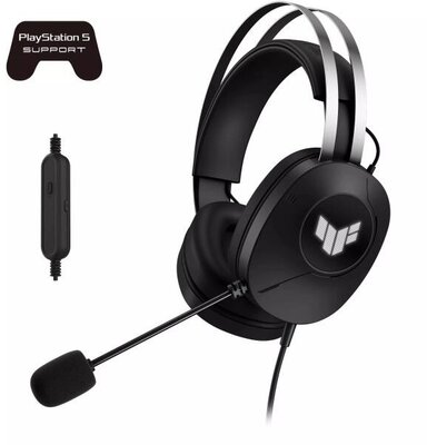 Asus TUF Gaming H1 Gen II Fejhallgató (A302 TUF H1 GEN II HEADSET) - Fekete színben