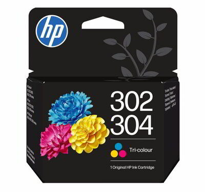 HP 302/304 Háromszínű eredeti tintapatron (B7RT6AE)