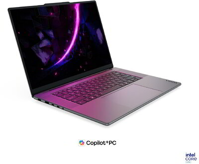 Lenovo Yoga Pro 9 Notebook (83SF0017HV) - 16.0" 2.8K (2880x1800) OLED Multi-touch, Intel Core Ultra 9-386H, 32GB RAM, 1TB SSD, nVidia GeForce RTX 5060 8GB, Magyar billentyűzet, Windows 11 Professional, 3 év garancia, Szürke színben