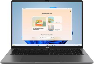 Asus Vivobook S16 Notebook (S3607CA-RP020W) - 16.0" WUXGA, Intel Core Ultra 7-255H, 16GB RAM, 512GB SSD, Magyar billentyűzet, Windows 11 Home, 3 év garancia, Szürke színben