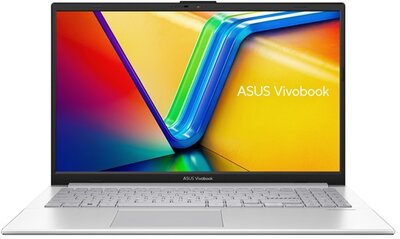 Asus Vivobook Go 15 Notebook (E1504FA-BQ2345) - 15.6" FullHD, AMD Ryzen 3-7320U, 8GB RAM, 512GB SSD, Magyar billentyűzet, Operációs rendszer nélkül, 2 év garancia, Ezüst színben