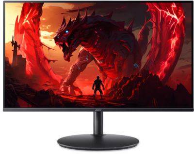 Acer Nitro XF0 FreeSync Monitor (XF240YW3biiph) - 23.8" FullHD (1920x1080), 16:9, 240Hz, Zero Frame, FreeSync Premium, 0.5ms, 250nits, HDMI, DisplayPort, 2 év garancia, Fekete színben