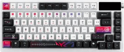 Asus ROG Azoth X gaming billentyűzet - magyar kiosztás (ROG AZOTH X HU) - Fehér színben