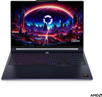 Lenovo Legion 7 Gamer Notebook (83Q80010HV) - 16" WQXGA (2560x1600) OLED, AMD Ryzen AI 7-450, 32GB RAM, 1TB SSD, nVidia GeForce RTX 5060 8GB, Magyar billentyűzet, Operációs rendszer nélkül, 3 év garancia, Nebula kék színben