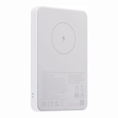 Xiaomi Magnetic Power Bank (BHR9303GL) - 5000mAh, USB C - USB C kábel, MagSafe technológia, Fehér szín