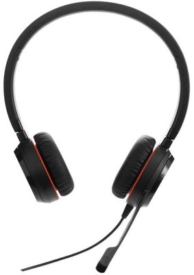 Jabra Evolve 30 II Stereo MS Fej-/fülhallgató (5399-823-369) - Mikrofonnal, fejpántos kivitel, USB C/A adapter