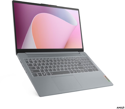 Lenovo IdeaPad Slim 3 Notebook (82XM01BCHV) - 15.6" FullHD, AMD Ryzen 7-5825U, 8GB RAM, 256GB SSD, Magyar billentyűzet, Operációs rendszer nélkül, 3 év garancia, Szürke színben