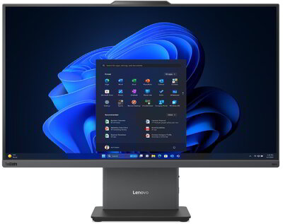 Lenovo ThinkCentre neo 50a 27 Gen 6 LNL All In One számítógép (13QF001UHX) - 27.0" FullHD Multi-touch, Intel Core Ultra 5-226V, 16GB RAM, 512GB SSD, Magyar billentyűzet és egér, Operációs rendszer nélkül, 3 év garancia, Szürke színben