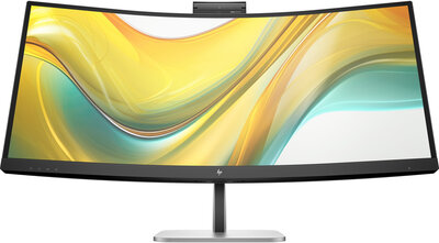 HP Series 7 Pro 534pm Ívelt Monitor (8K167AA) - 34" UW-QHD (3440x1440), VA, 21:9, 2000:1, 400nit, 5ms, HDMI, DisplayPort, USB-C, 3 év garancia, Fekete-ezüst színben