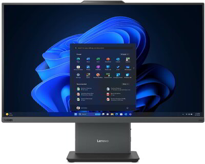 Lenovo ThinkCentre neo 50a 24 Gen 5 All In One számítógép (13QH000HHX) - 23.8" FullHD, Intel Core Ultra 5-226V, 16GB RAM, 512GB SSD, Magyar billentyűzet és egér, Operációs endszer nélkül, 3 év garancia, Szürke színben