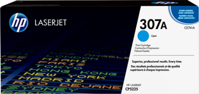 HP 307A Cyan (Ciánkék) LaserJet toner (CE741A)