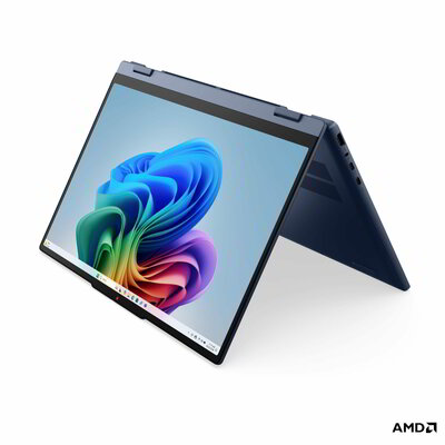 Lenovo IdeaPad 5 2in1 Notebook (83UN0009HV) - 15.3" WUXGA (1920x1200) Multi-touch, AMD Ryzen 5-230, 16GB RAM, 512GB SSD, Magyar billentyűzet, Operációs rendszer nélkül, Adapter nélkül, 3 év garancia, Kék színben