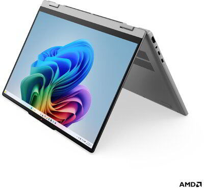 Lenovo IdeaPad 5 15AHP11 2in1 Notebook (83UN001XHV) - 15.3" WUXGA Multi-touch, AMD Ryzen 7-250, 16GB RAM, 512GB SSD, Magyar billentyűzet, Operációs rendszer nélkül, hálózati adapter nélkül, 3 év garancia, Szürke színben