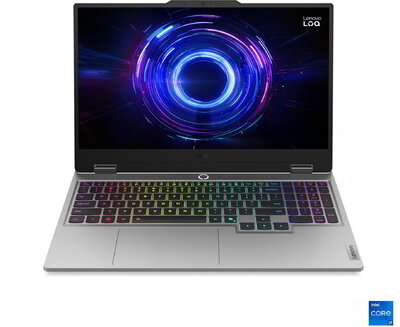 Lenovo LOQ 15IRX10 Gamer Notebook (83JE01JSHV) - 15.6" FullHD, Intel Core i7-13645HX, 16GB RAM, 512GB SSD, nVidia GeForce RTX 5060 8GB, Magyar billentyűzet, Operációs rendszer nélkül, 3 év garancia, Szürke színben