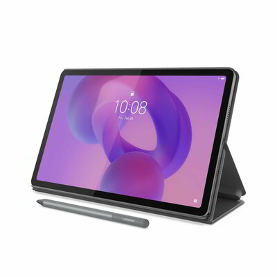 Lenovo Idea Tab Tablet (TB336ZU) - 11.0" 2.5K (2560x1600) +Pen +Folio Case, MediaTek Dimensity 6300 OC, 4GB/128GB, 5G LTE ,Szürke (ZAFM0199GR) - Tokkal és érintőceruzával, hálózati adapter nélkül