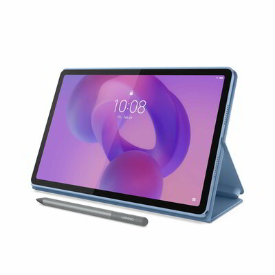 Lenovo Idea Tab Tablet (TB336FU) - 11.0" 2.5K (2560x1600)+Pen+Folio Case, MediaTek Dimensity 6300 OC, 4GB/128GB, Kék (ZAFR0522GR) - Tokkal és érintőceruzával, hálózati adapter nélkül