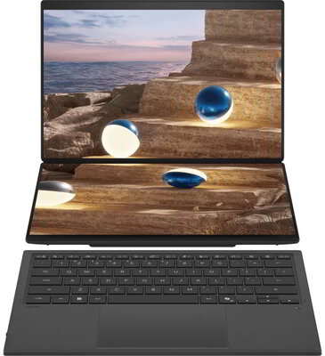 Asus Zenbook Duo Notebook (UX8407AA-SN084W) - 14.0" 2.8K OLED, Intel Core Ultra 7-355, 16GB RAM, 512GB SSD, Magyar billentyűzet, Windows 11 Home, 3 év garancia, Szürke színben