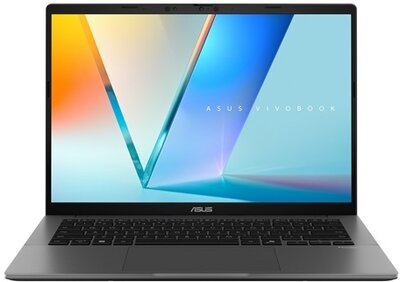 Asus Vivobook S14 Notebook (S3407AA-SF056) - 14.0" WUXGA OLED, Intel Core Ultra 5-325, 16GB RAM, 512GB SSD, Magyar billentyűzet, Operációs rendszer nélkül, 3 év garancia, Szürke színben