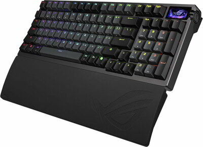 Asus ROG Azoth 96 HE gaming billentyűzet - magyar kiosztás (ROG AZOTH 96 HE) - Fekete színben