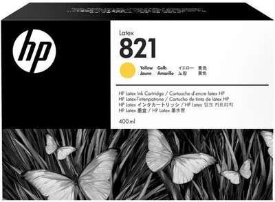 HP 821 Inkjet Yellow Latex (Sárga) tintapatron (G0Y88A) - Eredeti HP kellékanyag