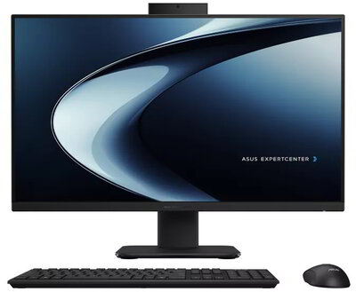 Asus ExpertCenter P400 All In One számítógép (P470VAK-BPE5770) - 27" FullHD, Intel Core 7-240H, 16GB RAM, 512GB SSD, Operációs rendszer nélkül, 3 év garancia, Fekete színben