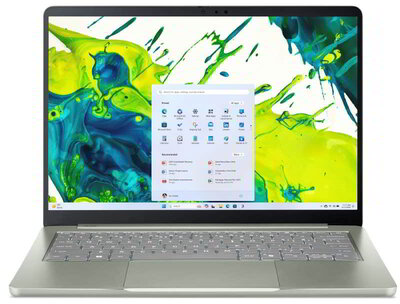 Acer Swift Air Notebook (SFA14-I31-73BB) - 14.0" WUXGA OLED, Intel Core 7-350, 12GB RAM, 512GB SSD, Magyar billentyűzet, Windows 11 Home, 3 év garancia, Zöld színben