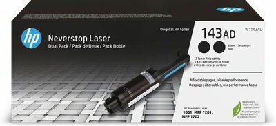 HP 143AD Black (Fekete) nagykapacitású Laser Toner Cartridge Dual Pack (W1143AD)