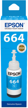 Epson T6642 Cyan (Ciánkék) eredeti nagytöltetű tintatartály - 70 ml (C13T66424A)