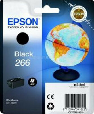 Epson 266 Black (Fekete) tintapatron 5.8ml (C13T26614010)