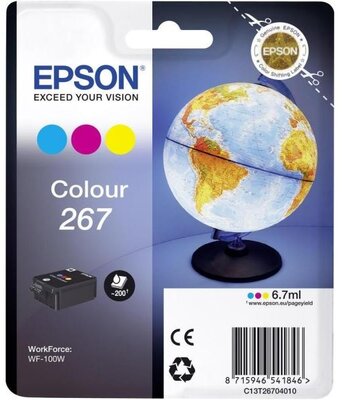 Epson 267 háromszínű tintapatron 6.7ml (C13T26704010)