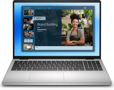 Dell 16 Notebook (DC16251_RPLU-R_004_U) - 16.0" WUXGA, Intel Core 5-120U, 16GB RAM, 512GB SSD, Magyar billentyűzet, Operációs rendszer nélkül, 3 év garancia, Ezüst színben
