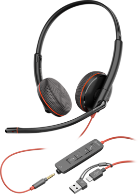 HP Poly Blackwire C3225 Stereo USB-C Headset (7S4M7AA)