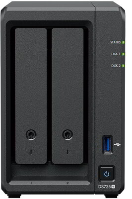 Synology DiskStation DS725NEO+ NAS hálózati adattároló (DS725NEO+) - AMD Ryzen R1600, 4GB RAM, Háttértár nélkül (Max 2x)