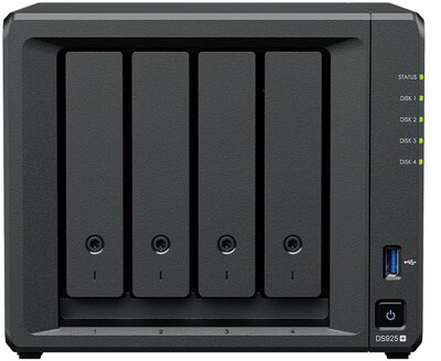 Synology DiskStation DS925NEO+ NAS hálózati adattároló (DS925NEO+) - AMD Ryzen V1500B, 4GB RAM, Háttértár nélkül (Max 4x)