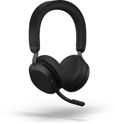 Jabra Evolve2 75 - USB-C MS Teams sztereó vezeték nélküli fejhallgató (27599-999-899) - 2.0, USB-C, mikrofon, Fekete színben