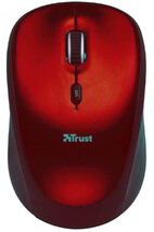 Trust Yvi vezeték nélküli egér (19522-02) USB - Piros színben