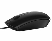 Dell MS116 Vezetékes egér (570-AAIS) - Fekete színben
